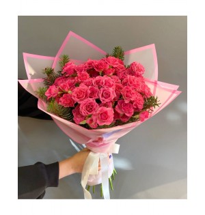 Pembe Çardak Gül Buketi